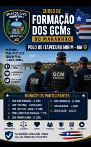 Curso de Formação dos GCMs do Maranhão reúne municípios no polo de Itapecuru-Mirim