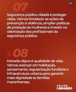 Felipe Camarão apresenta 13 diretrizes para o Plano de Governo e reforça projeto de um Maranhão mais justo e inclusivo